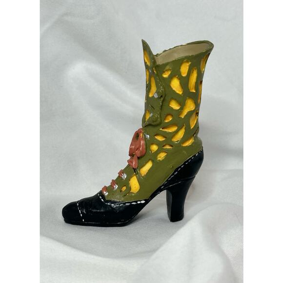 Collection of Womens Shoe Figurines (6), Victorian Style Miniature boots heels - Picture 15 of 16